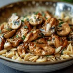 Marsala Chicken Orzo