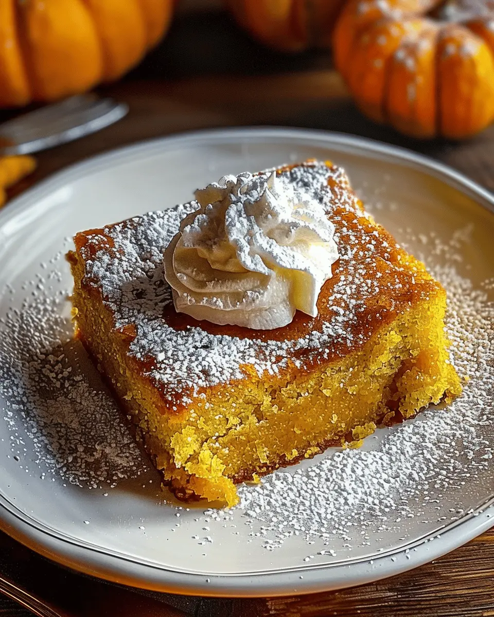 Pumpkin Gooey Butter Cake: The Best Indulgent Fall Treat