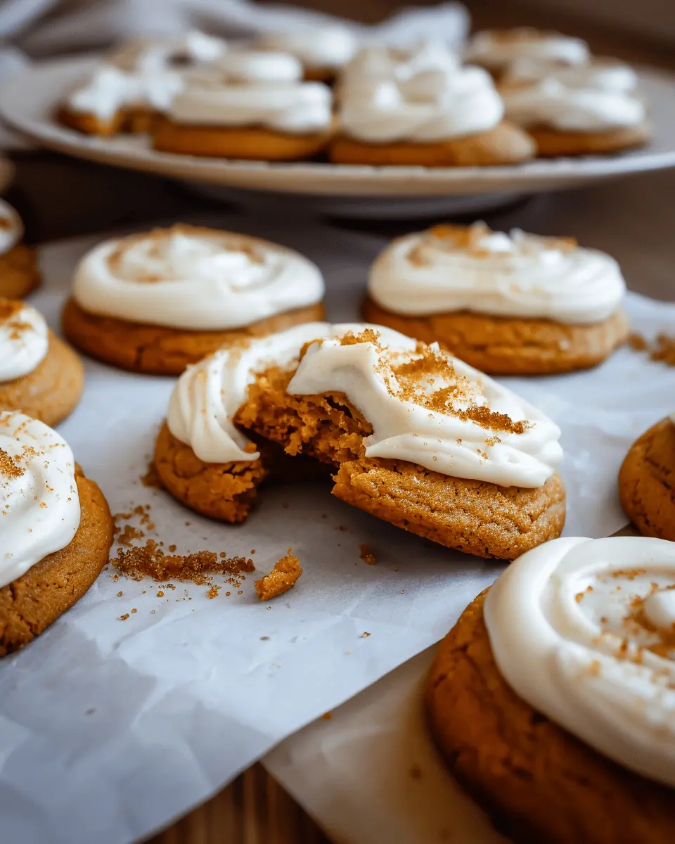 Pumpkin Sugar Cookies with Cream Cheese Frosting: The Best Fall Treat