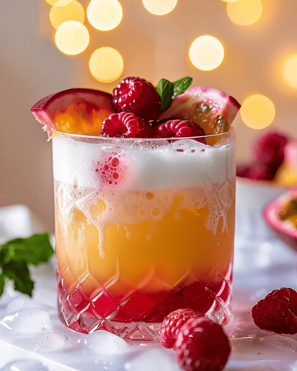 Raspberry Passionfruit Tequila Sour: A Refreshing Twist to Enjoy