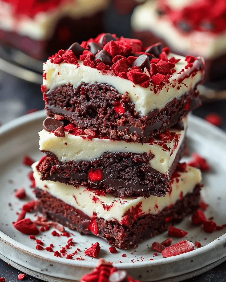 Red Velvet Cream Cheese Brownies: Indulgent Treat for Homebakers
