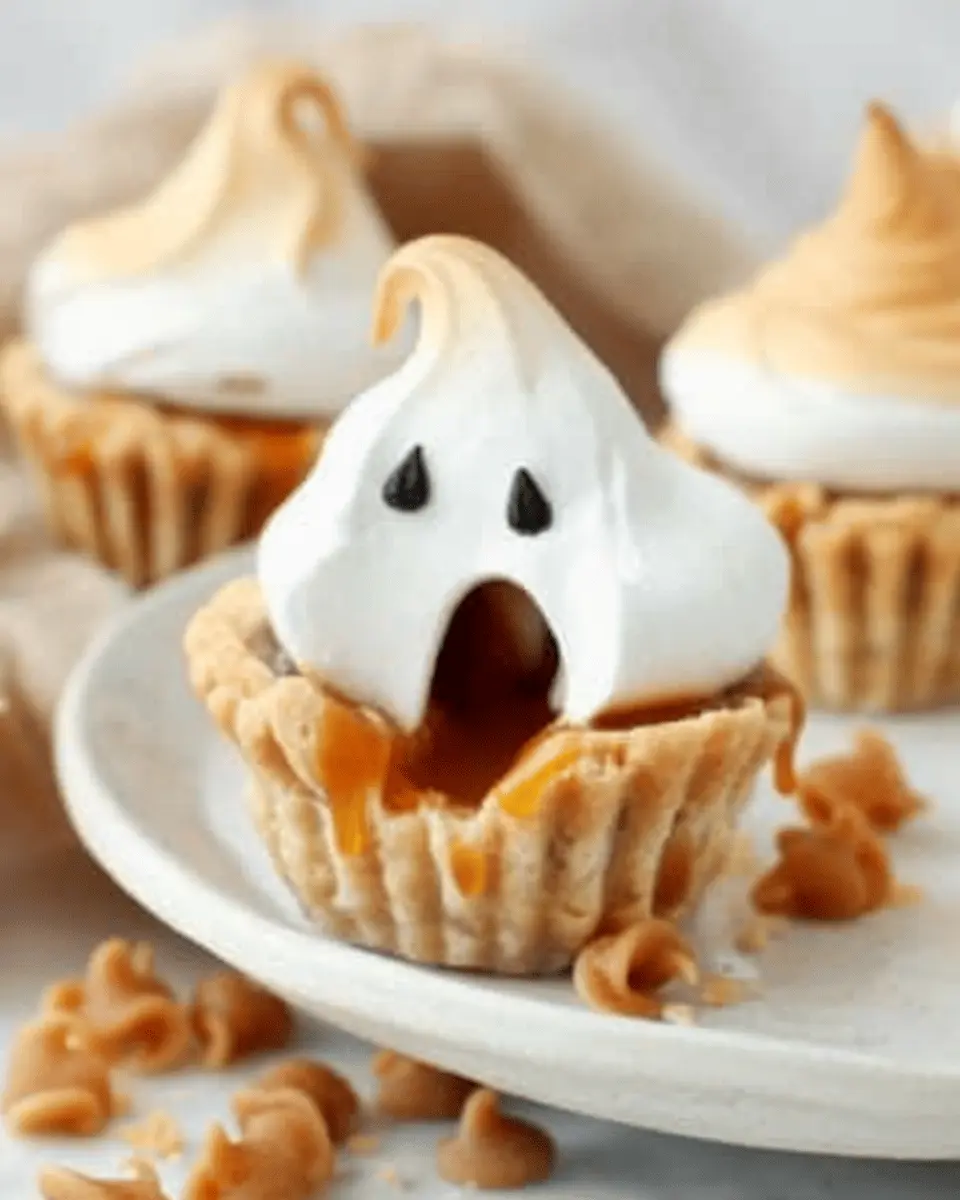 Vegan Caramel Meringue Ghost Tarts: Easy, Spooky Delights for Fall