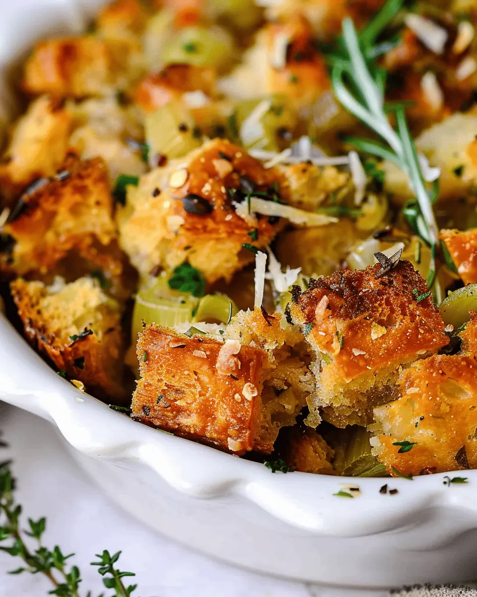 Best Thanksgiving Stuffing: A Juicy Twist with Turkey Bacon