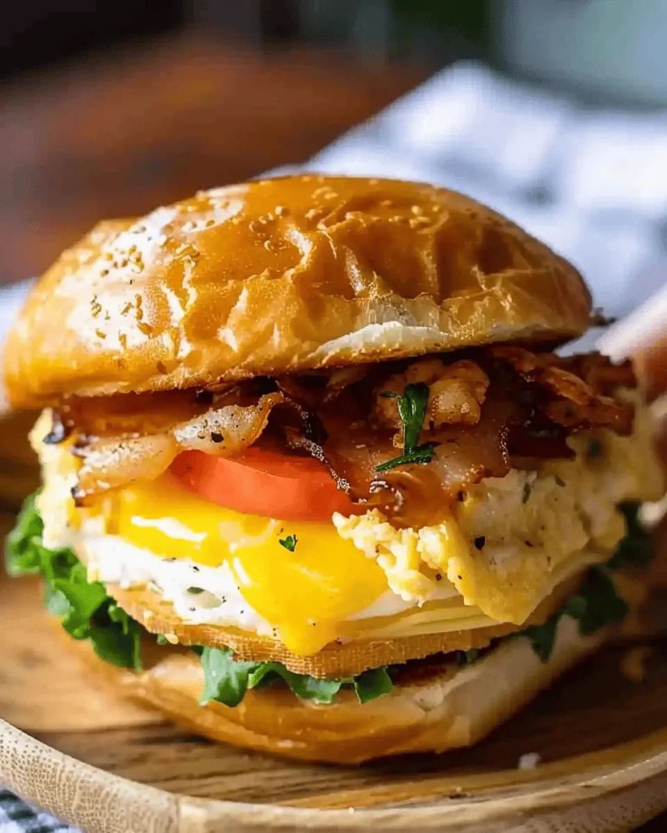 Fairfax Breakfast Sandwich: Easy Recipe with Turkey Bacon Delight