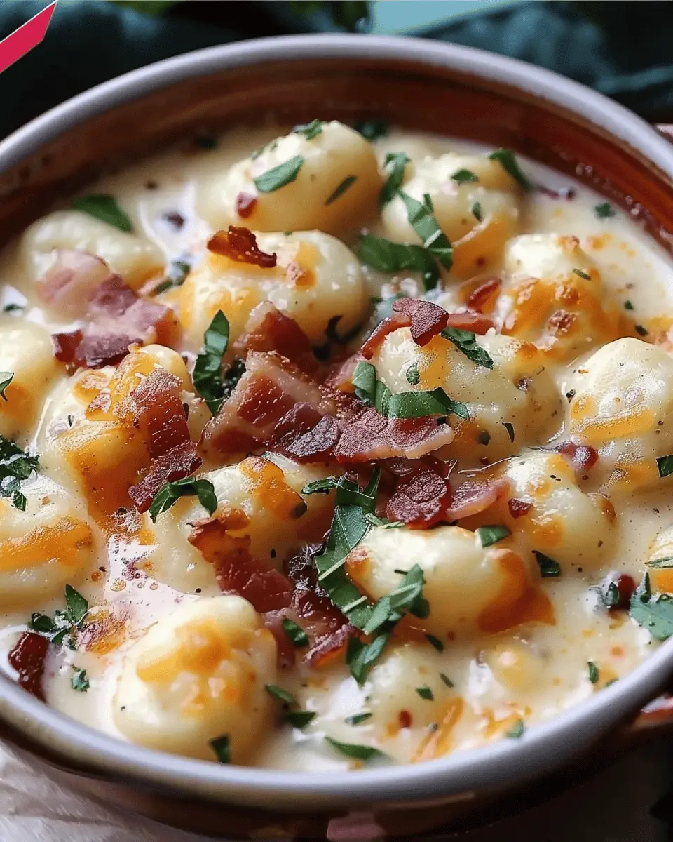 Bacon Cheddar Gnocchi Soup: Indulgent Comfort in Every Bowl