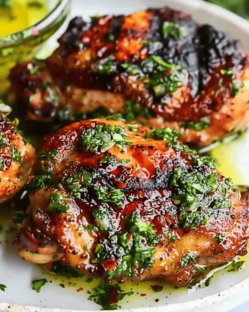 Chimichurri Chicken Thighs: Easy, Flavorful Weeknight Delight