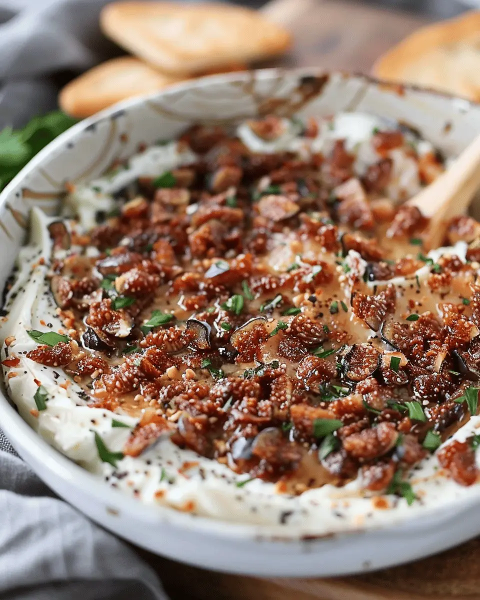 Boursin Cheese Fig Dip Appetizer: Easy Indulgence for Any Gathering