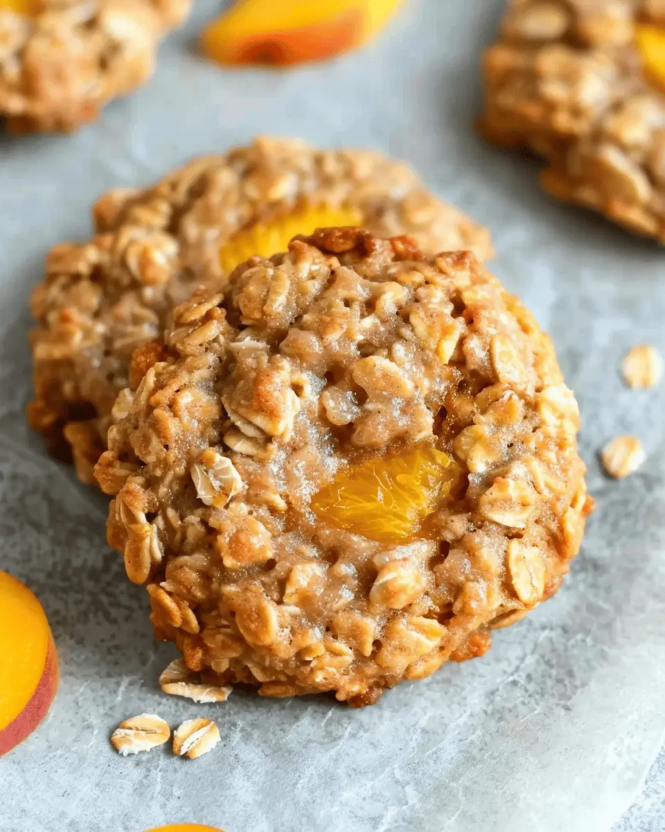 Healthy Peach Oatmeal Breakfast Cookies: Easy and Delicious Start to Your Day