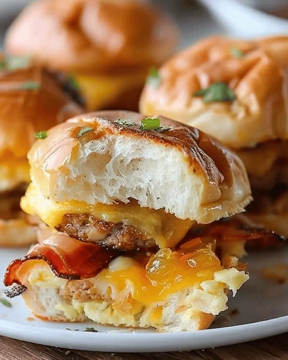 Breakfast sliders: Easy Turkey Bacon and Chicken Ham Treats for All