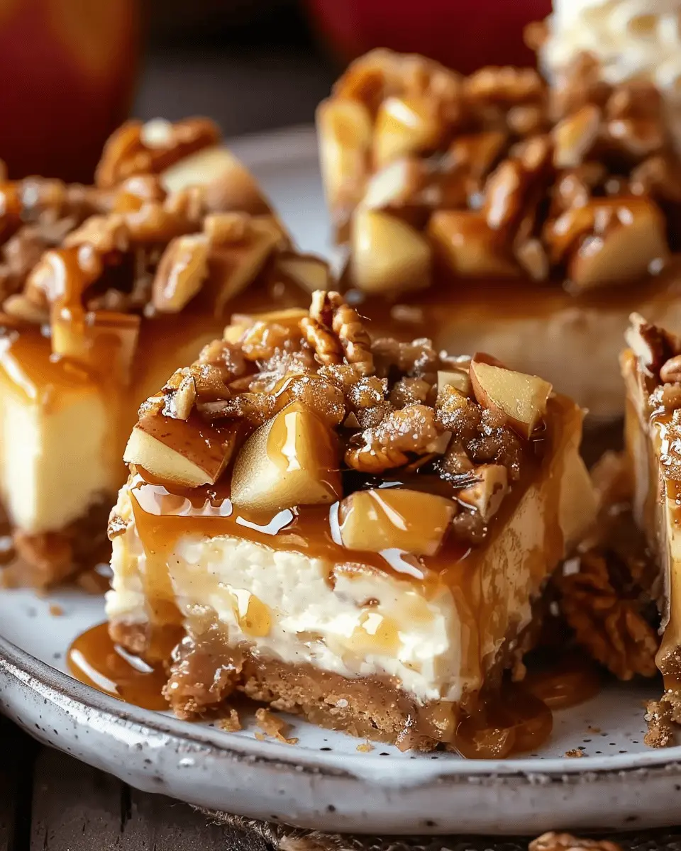 Caramel Apple Cheesecake Bars: Indulgent Fall Treat to Make at Home