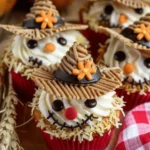 Super Duper Cute Scarecrow Cupcakes Recipe