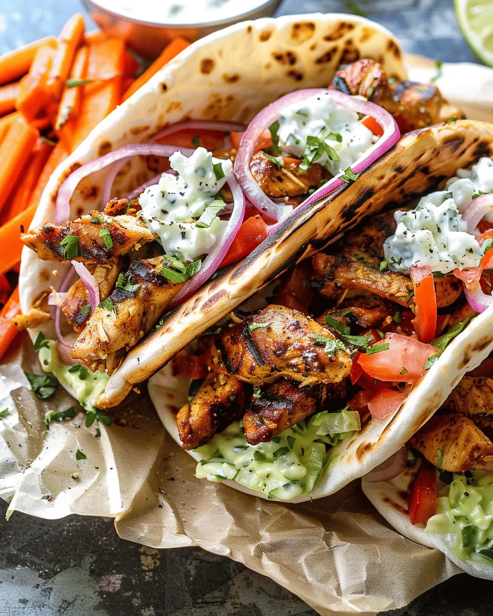Sheet Pan Chicken Gyros: Easy Recipe with Feta Tzatziki Bliss