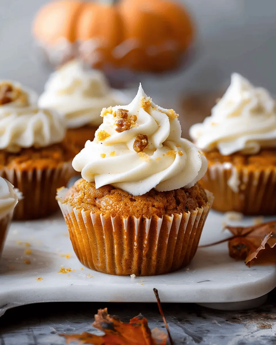 Pumpkin Cupcakes with Cream Cheese Frosting: Easy and Indulgent Treat