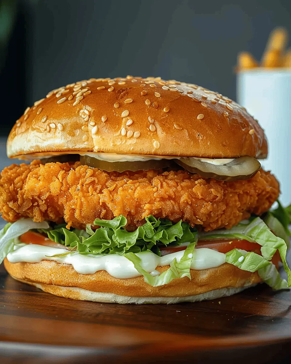 Healthy McChicken Sandwich with Turkey Bacon for Guilt-Free Indulgence