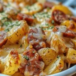 Cheesy Ranch Potatoes and Smoked Sausage