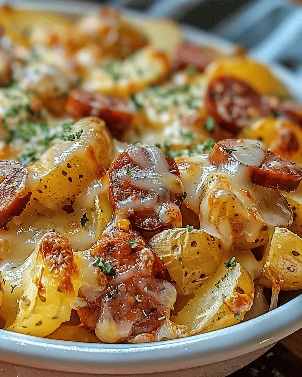 Cheesy Ranch Potatoes and Smoked Sausage: Easy Comfort Food Delight