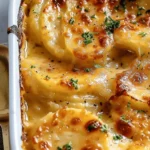 Dad’s Creamy & Cheesy Au Gratin Potatoes
