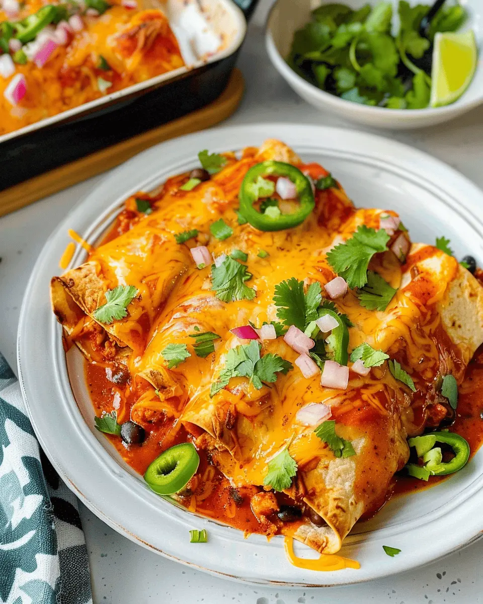 Healthy Chicken Enchiladas: Easy Recipe for Flavorful Meals