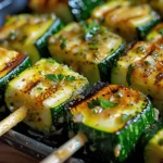 Garlic Butter Zucchini Skewers