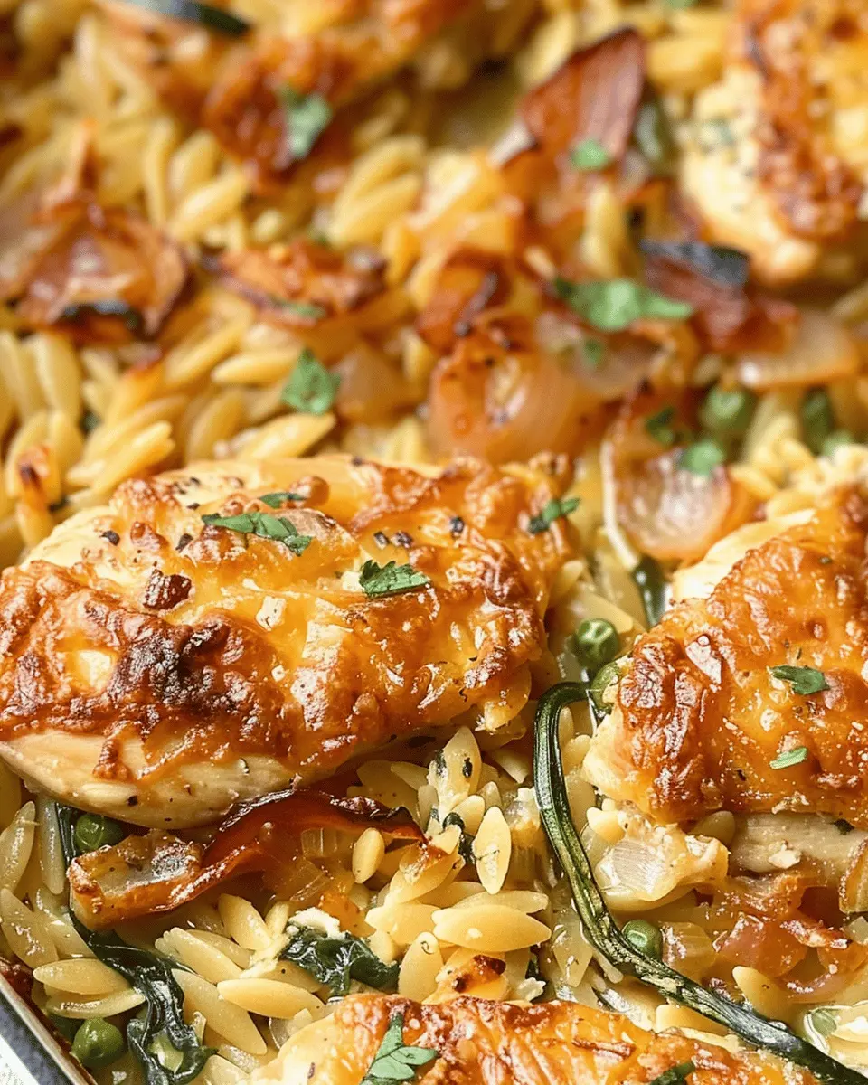 Monterey Chicken One Pan Orzo: Easy Comfort Food Delight