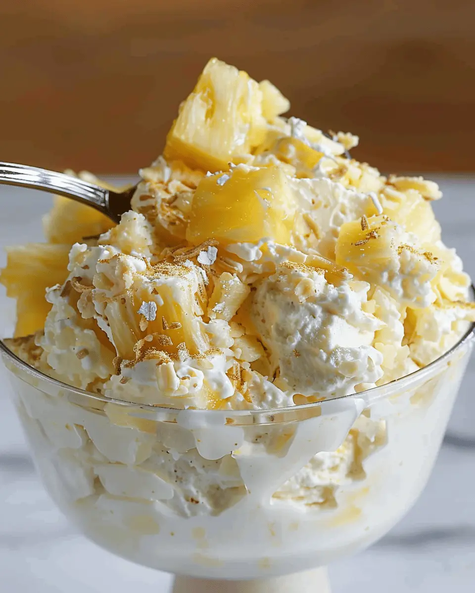Hawaiian Pineapple Fluff: The Easy, Indulgent Dessert You Need