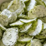 Creamy Cucumber Salad