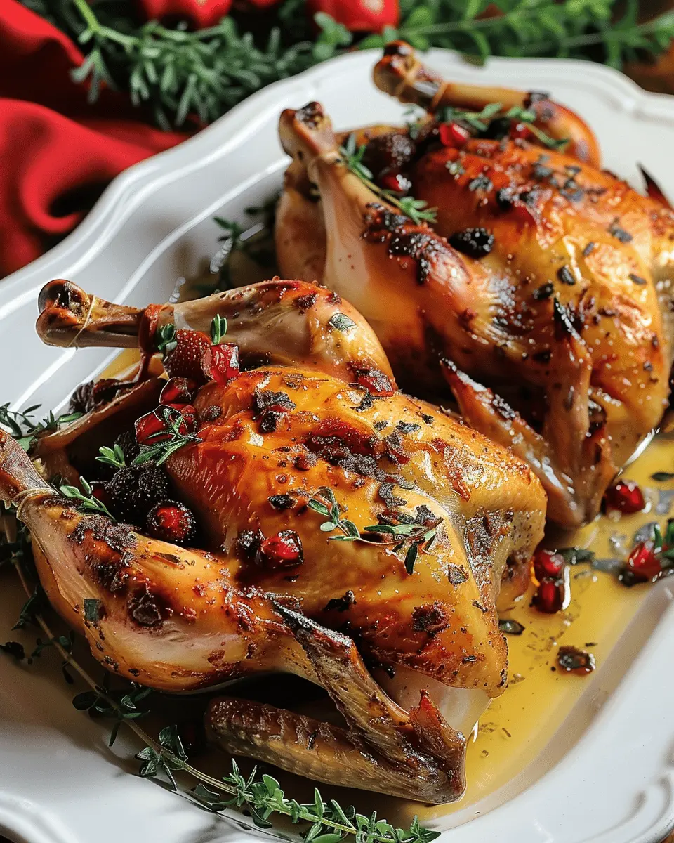 stuffed cornish hens with turkey bacon for a juicy family meal