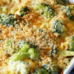 Broccoli Casserole with Ritz Crackers