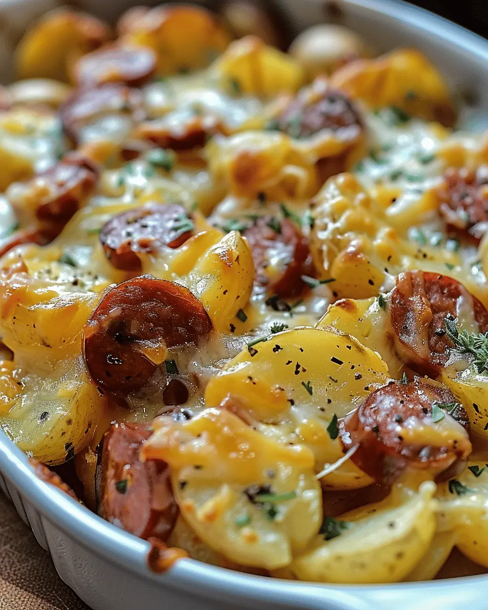 Cheesy Ranch Potatoes and Smoked Sausage: Easy Comfort Food Delight