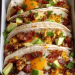 Tasty Baked Breakfast Tacos Recipe