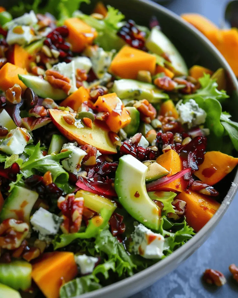 Chopped Fall Harvest Salad: Fresh & Hearty Turkey Bacon Delight