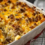 Sausage Hash Brown Breakfast Casserole