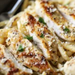 Garlic Parmesan Chicken Pasta