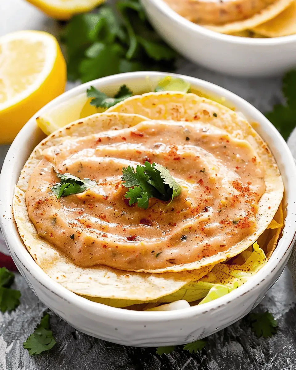 Fish Taco Sauce: The Best Creamy Recipe to Elevate Your Tacos