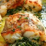 Spinach Stuffed Flounder
