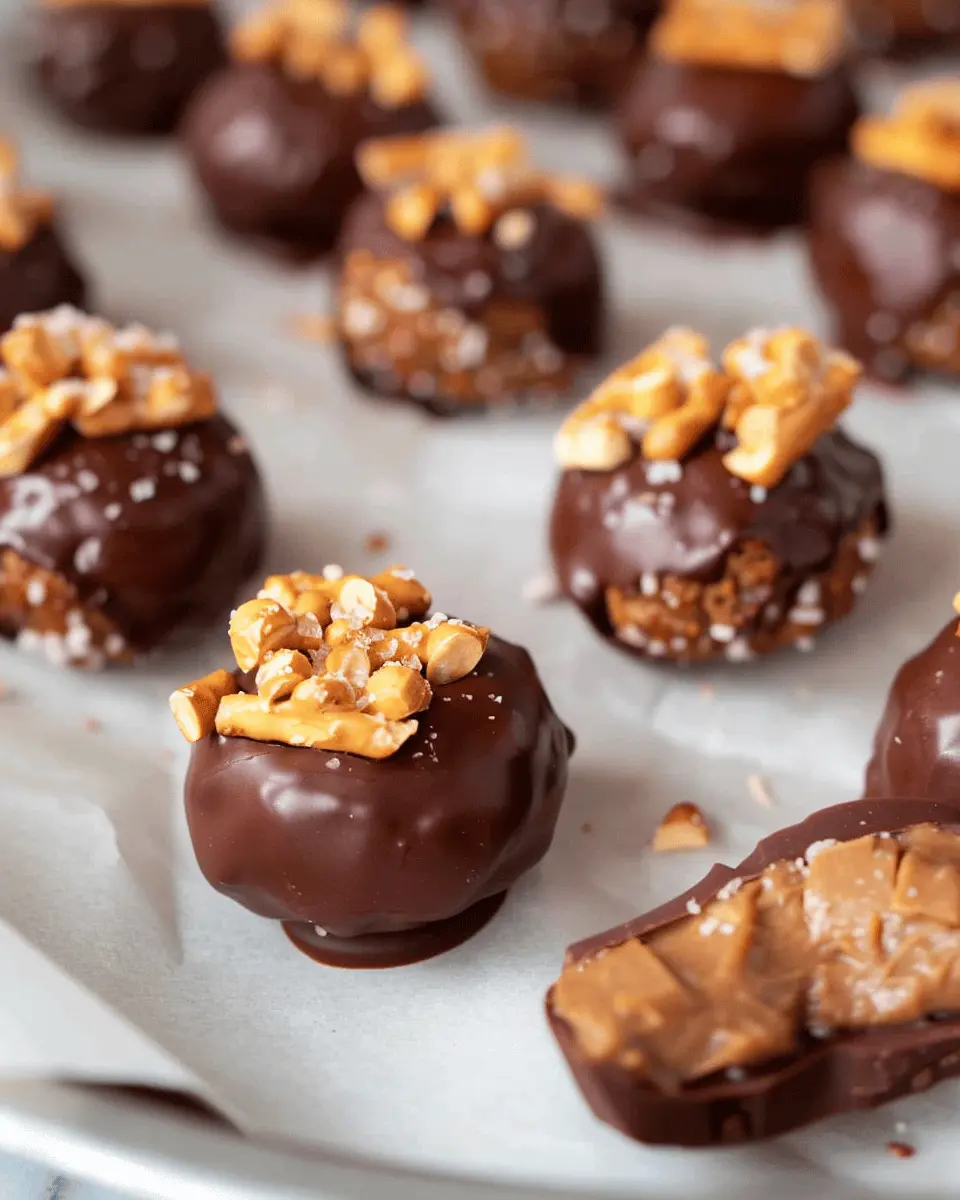 Chocolate Peanut Butter Pretzel Bites: Indulgent Homemade Treats