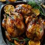 Cornish Game Hen Recipe with Apricot Glaze
