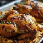 Stuffed Cornish Game Hens