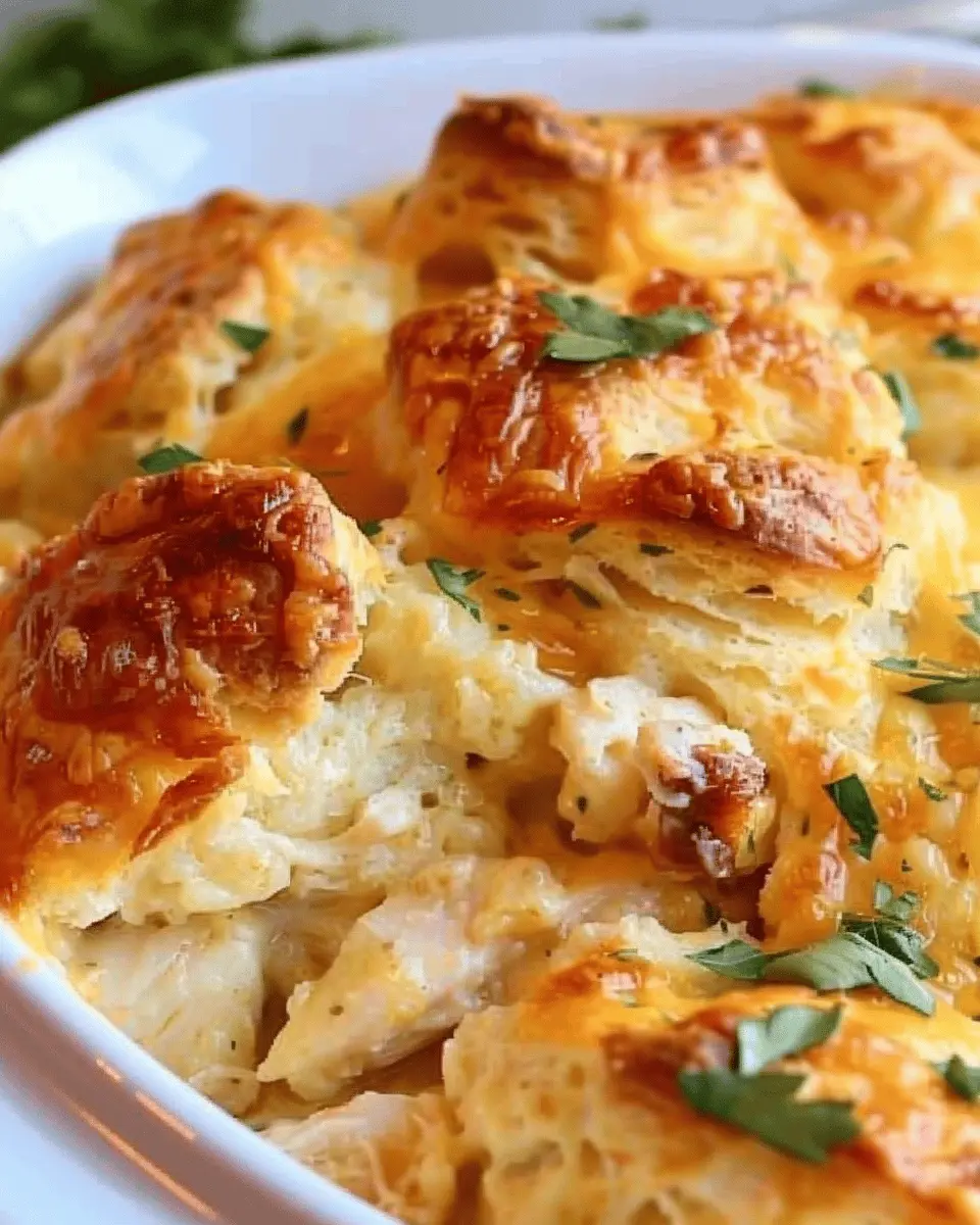 Chicken Bubble Biscuit Bake Casserole: A Cozy Family Favorite