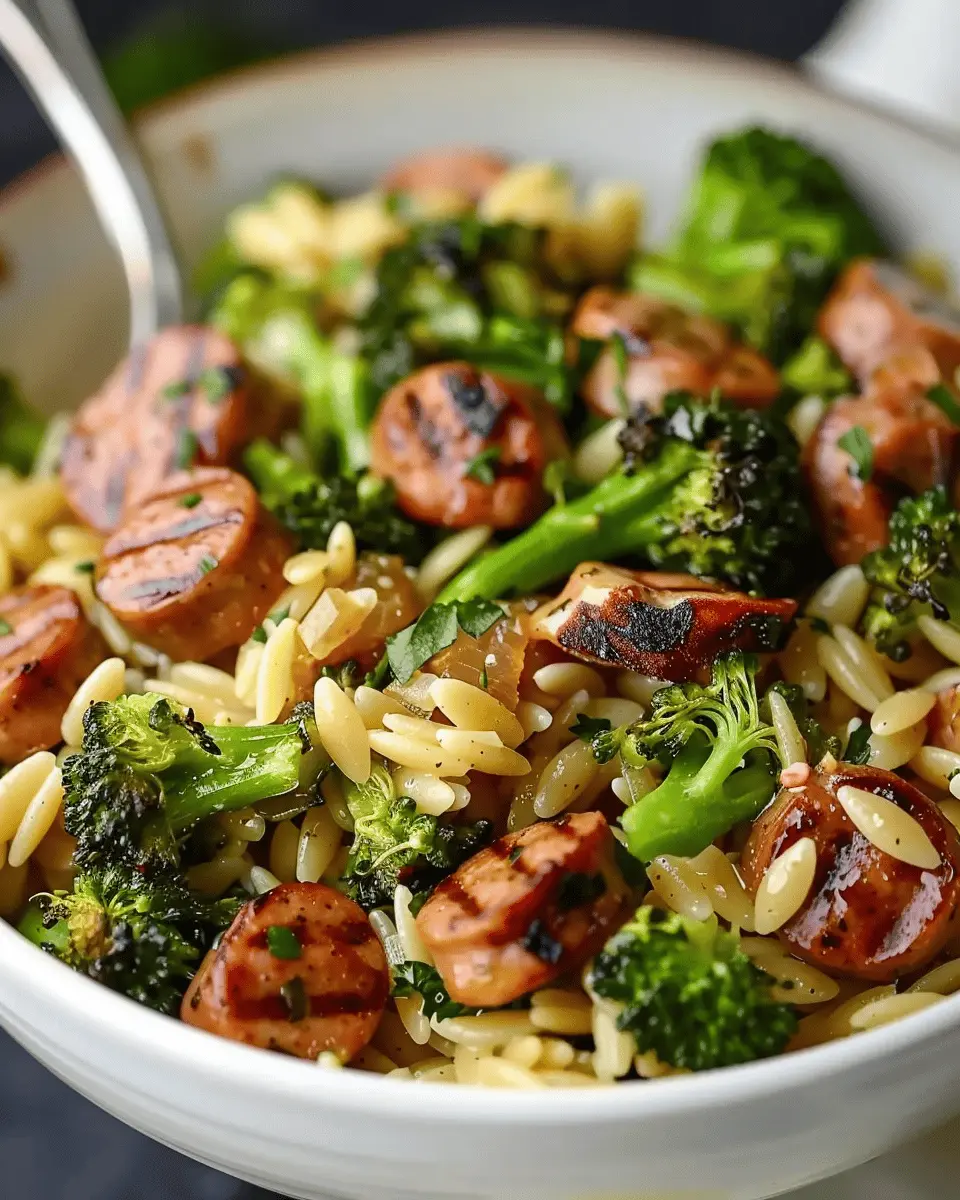 Chicken Sausage and Broccoli Orzo: Easy, Flavorful Comfort Dish