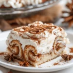 Cinnamon Roll Poke Cake