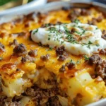 Ground Beef and Potatoes Casserole