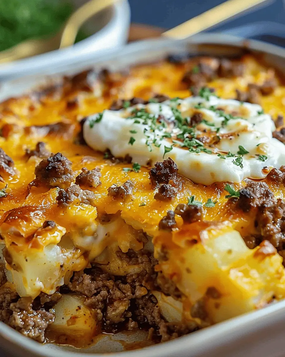 Ground Beef and Potatoes Casserole: Easy Comfort Food Delight
