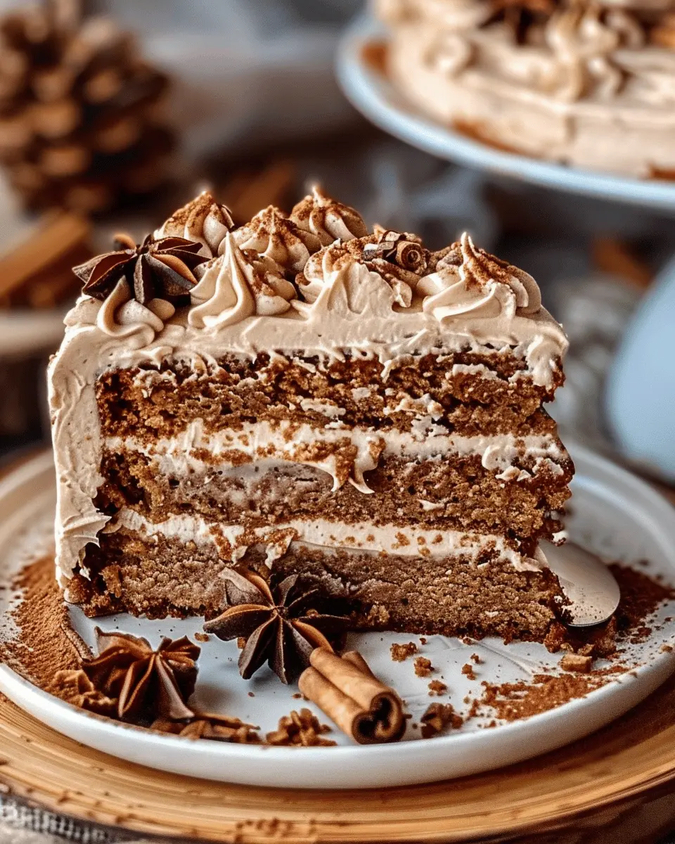 Gingerbread Cake with Cinnamon Molasses Frosting: A Cozy Delight