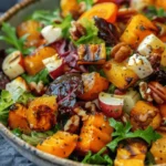 Autumn Maple Roasted Veggie Salad Recipe