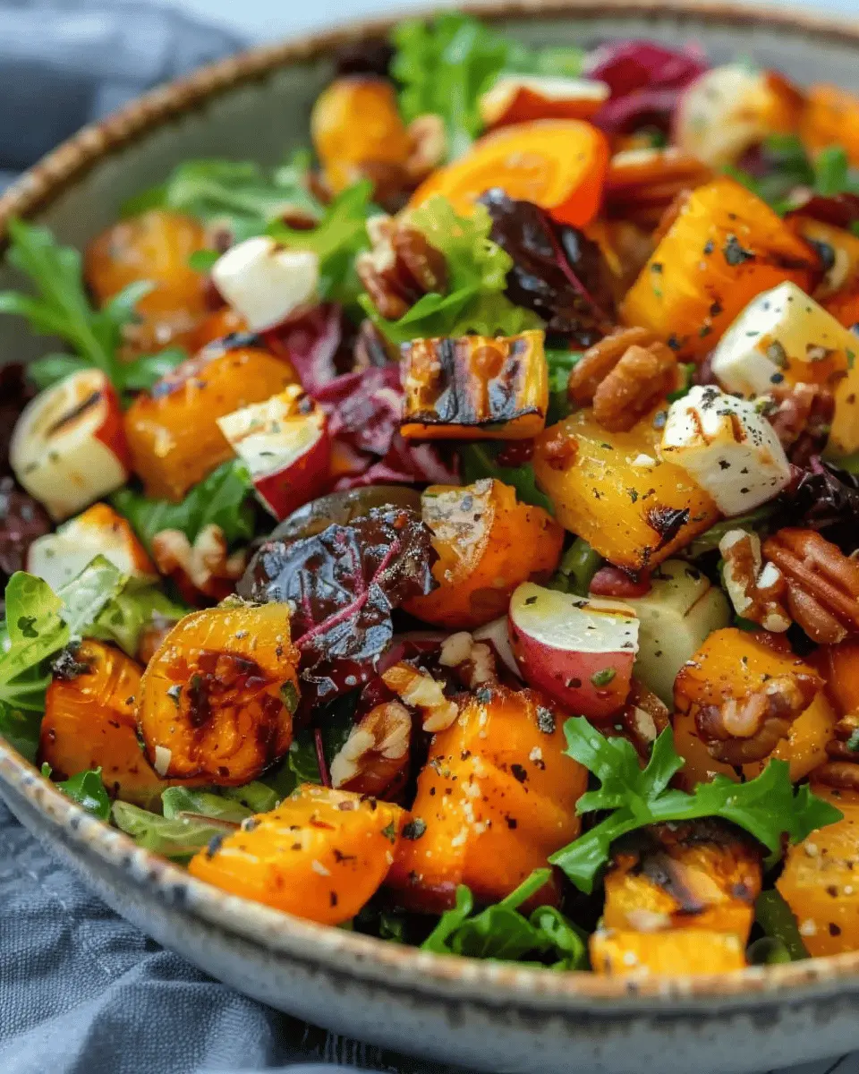 Autumn Maple Roasted Veggie Salad: The Best Comfort Food Delight