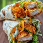 Crispy Chicken Ranch Snack Wrap