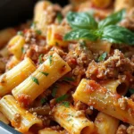 One Pot Spicy Rigatoni for a Cozy Dinner Tonight