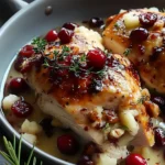 Impressive Cranberry Brie Stuffed Chicken