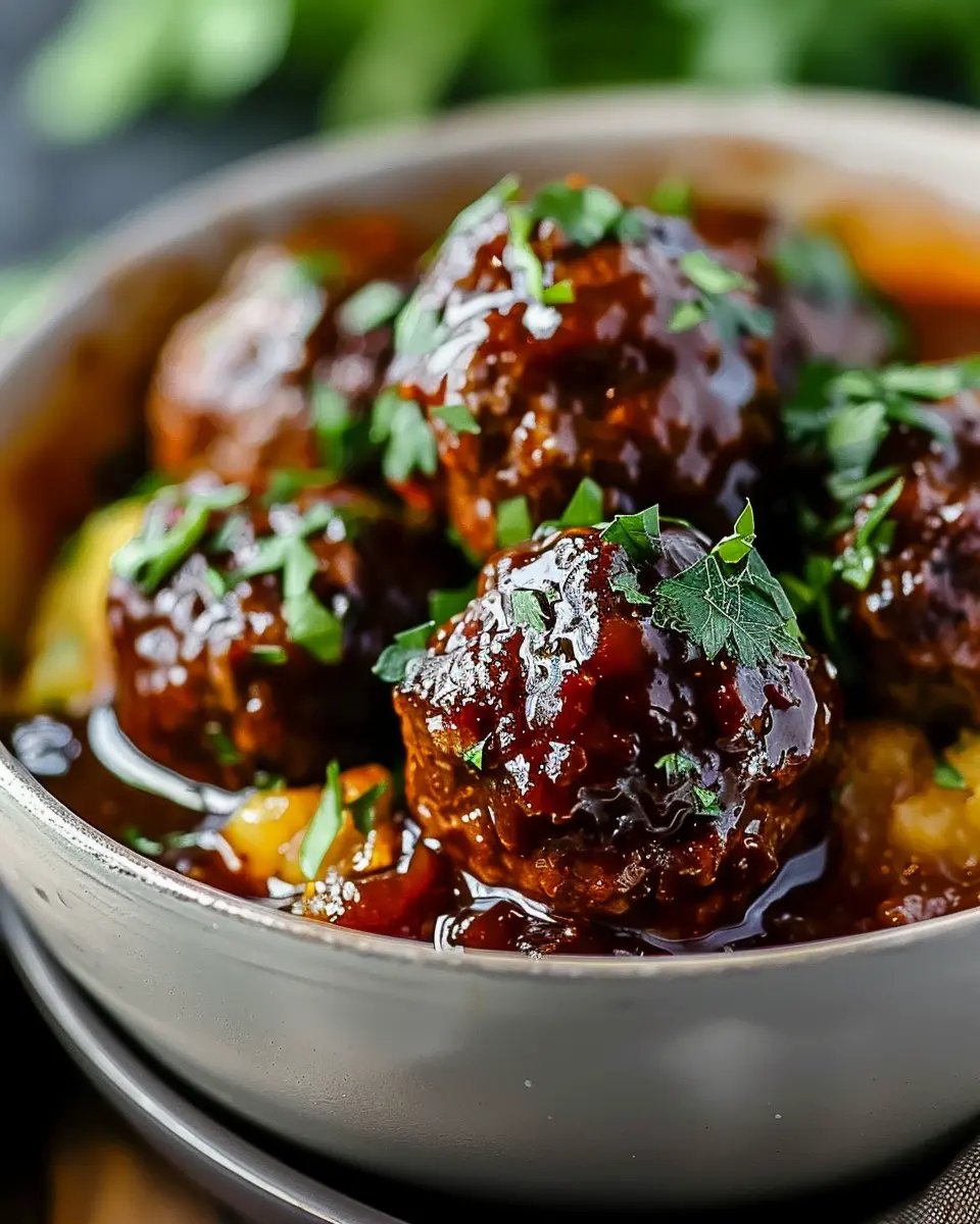 Amazing Red Wine Braised Meatballs for a Juicy Dinner Delight